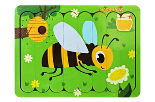 Пазл-вкладка, серія комахи "Бджілка"