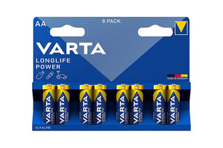 Батарейки Varta LR6 Long Life Power блістер 8шт.