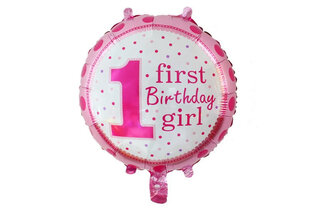 Круг "1 first birthday girl" 45*51