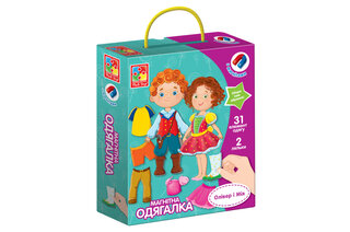 Магнітна одягалка "Олівер і Мія" VT3702-12 Vladi Toys