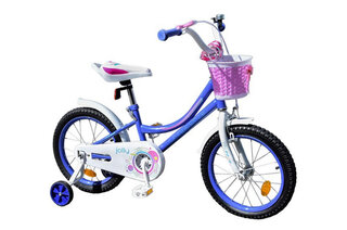 Велосипед дитячий 2-х колісний 16'' 211612 Like2bike Jolly, бузковий, рама сталь, з дзвінком, ручні гальма, зборка 75%