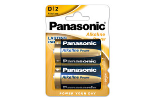 Батарейки LR20 Alkiline Power Panasonic C2 2шт.