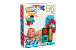 Конструктор серії Bristle Blocks - БУДІВЕЛЬНИК (56 деталей, у коробці)  Battat Lite BT3070Z