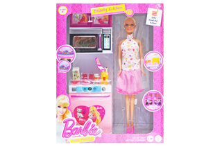 Лялька "Модниця" з кухонним набором в коробці X221J1 р.33,5*23*10см.