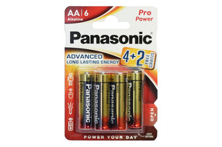 Батарейки Alkaline Pro Power Panasonic C6 6шт.