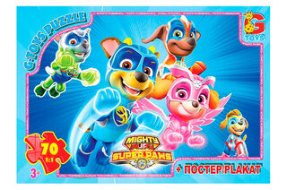 Пазли 70 ел. ТМ "G-Toys" із серії "Paw Patrol" (Щенячий патруль) PW0873