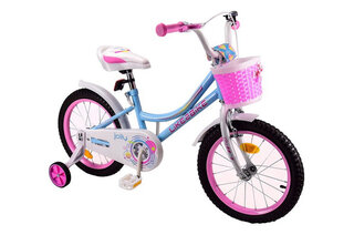 Велосипед дитячий 2-х колісний 18'' 211812 Like2bike Jolly, голубий, рама сталь, з дзвінком, ручні гальма, зборка 75%