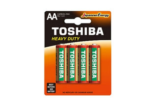 Батарейки на блістері Toshiba Heavy Duty R06 4шт.