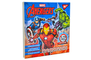 Пластилін YES "Marvel", 12 кол, 240г