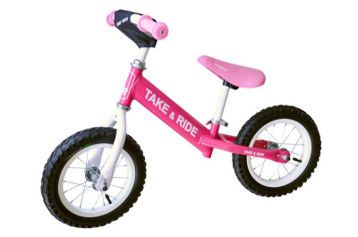 Велобіг Take&Ride RB-50 Classic рожево-білий
