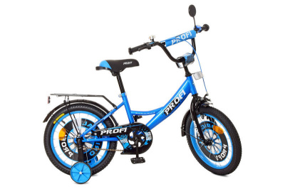 Велосипед дит.PROF1 16д. XD1644 Original boy,синьо-чорний