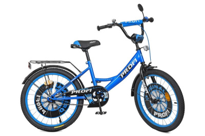 Велосипед дитячий PROF1 20д. XD2044 Original boy, синьо-чорний, дзвінок, дзеркало, підніжка