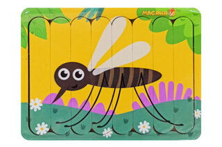 Пазл-вкладка, серія комахи "Комарик"