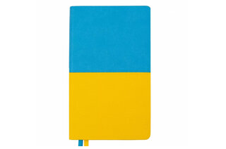 Щоденник 12х20cм дата  Leo Planner "Tiffany", інтегральний, 352 сторінки ,жовто-блакитний