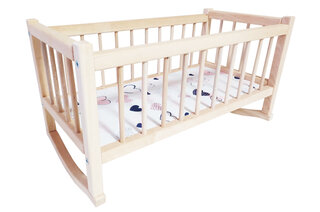 Ліжечко для ляльки дерев'яне 04330 р. 48*25*27 см