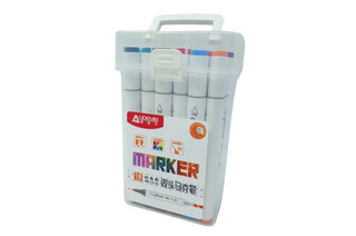 Набір скетч маркерів Aodemei "Marker" 6113-18M 18 кольорів 18шт. в боксі