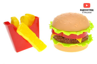 Набір ФастФуд "Гамбургер і картопля фрі" KW-100-012 KinderWay