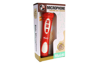 Мікрофон 660-61/62 музика, світло, 2 кольори, в коробці 24*4,5*12,8 см.