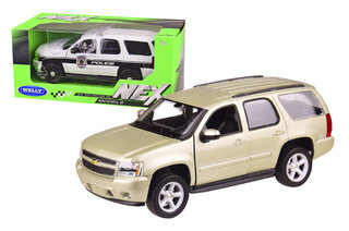 Машина металева 22509W "WELLY"1:24 CHEVROLET TAHOE, 2 кольори, в коробці 23*11*10см