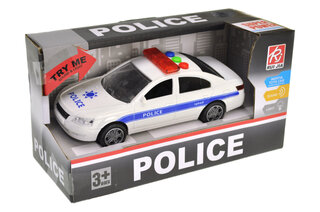 Машина "Поліція" інерційна, озвучена, зі світлом, в коробці,RJ039 р.10,5*19,5*8,5см
