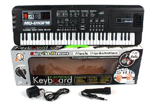 Уцінка 50% Піаніно MQ-010FM працює від розетки , 61 клавіша, з мікрофоном, фм радіо, в коробці 54*17*5,5 см