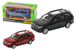 Машина металева 4352 "Автопром", 3 кольори, 1:44 BMW X7, відкриваються двері, в коробці 14,5*6,5*7 см				