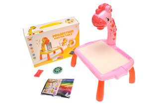 Дитячий стіл для малювання "Жираф" з проектором та фломастерами в коробці 2200-4 р.30*9,1*23,5см