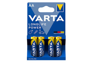 Батарейки Varta LR-6 Longlife Power alkaline 4 шт.