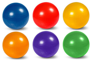 М'яч для фітнесу BT-SFB-0004 65 см 800 г 6 кольорів