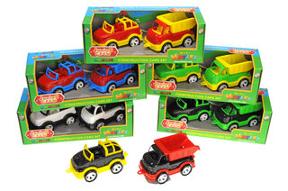 Набір автомобілів (позашляховик, вантажівка) "Mini Matik", коробка, 002/13 BAMSIC