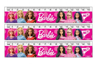 Лінійка 15см YES Barbie 370597