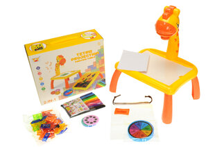 Дитячий стіл для малювання "Жираф" з проектором та мозаїкою в коробці 2200-2 р.28*11,5*23,5см
