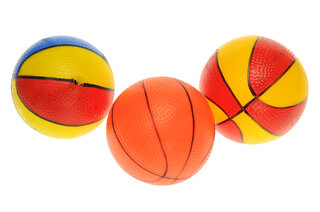 М'яч дитячий "Баскетбол" 10см, 3шт в сітці 6223 р.28*9,5*9,5см