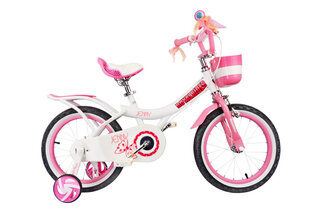 Велосипед Royal Baby Princess Jenny Girl Steel RB16G-4, сталева рама, допоміжні колеса