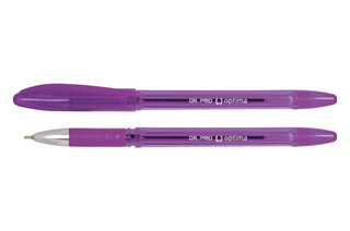 Ручка масляна OPTIMA OIL PRO в асортименті синій, фіолетовий, чорний O15616