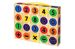 Ігрові кубики цифри EVA, K13805, кубик 5см, в упаковці 20шт 25,2*5,2*20,2см