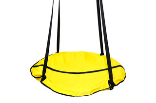 Гойдалка підвісна для дітей та дорослих, гніздо лелеки «Take&Ride Nest» Yellow (жовта)