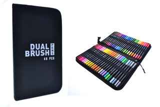 Набір акварельних маркерів Color Pencil 48 кольорів DW-48 чохол