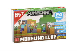 Пластилін Yes Minecraft 24 кольорів 480г 540682