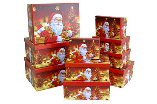 Подарункові новорічні коробки 11102616, комплект 10 шт