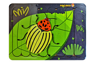 Пазл-вкладка, серія комахи "Колорадський жук"
