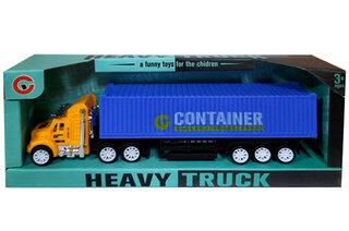 Вантажівка контейнеровоз інерційна в коробці 99C1 р.22*4,5*9см
