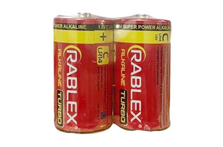 Батарейка сольова Turbo Rablex LR14/C 2 шт. шрінка
