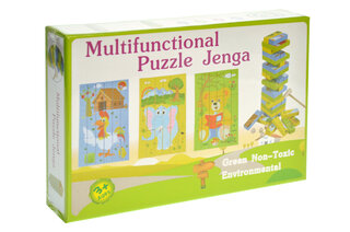 Дерев'яний джанга-пазл Multifunctional Puzzle Jenga Strateg (30980)
