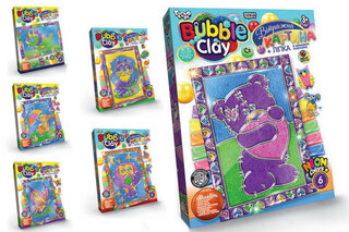 Набір креативної творчості "BUBBLE CLAY" Вітражна картина BBC-02-01U,02U...06U DANKO