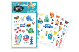 Набір дитячих тимчасових татуювань "Історії мандрівників" 301100 DoDo