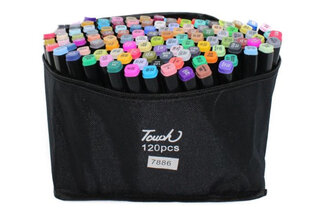 Набір скетч-маркерів 120 кольорів, чохол