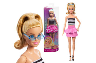 Лялька Barbie "Модниця" в рожевій спідниці з рюшами HRH11