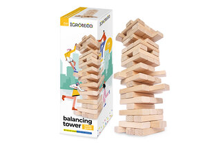 Дерев'яна настільна гра Вежа-балансир Дженга 54 елементи 900088 IGROTECO