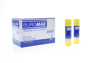 Клей-олiвець BUROMAX 15г BM4903 24 шт. (продається упаковкою)